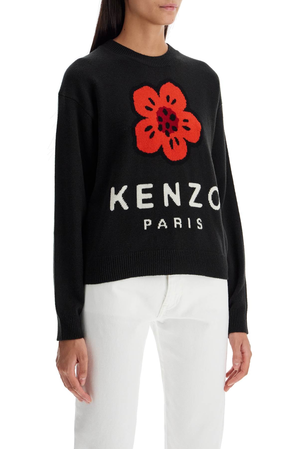 Kenzo Boke Flower Wool Pullover Sweater