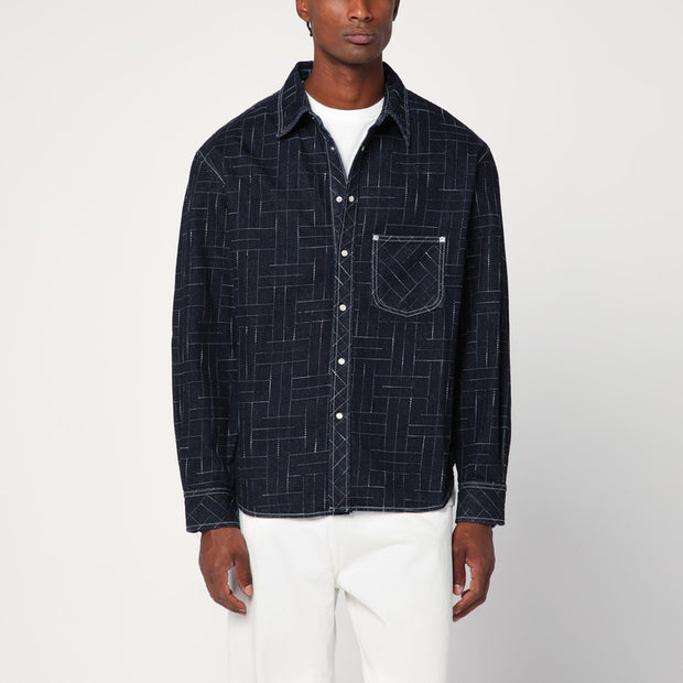 Kenzo Waves Blue Shirt