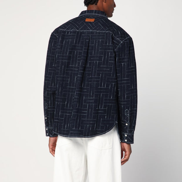Kenzo Waves Blue Shirt