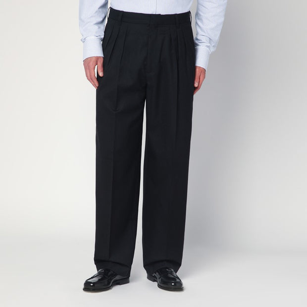 KENZO Black Wool Trousers