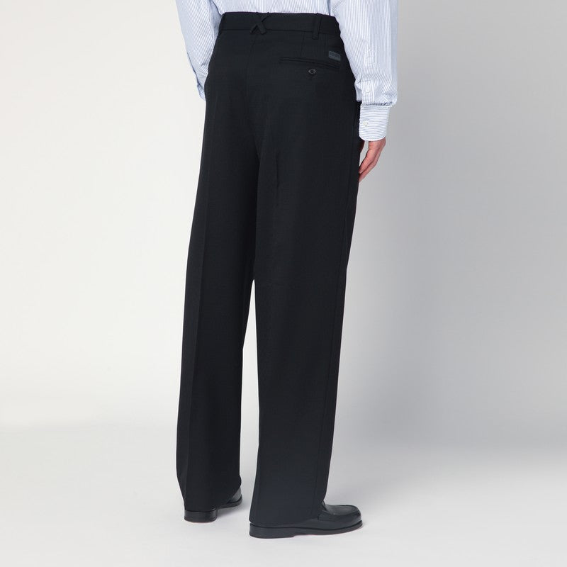 KENZO Black Wool Trousers