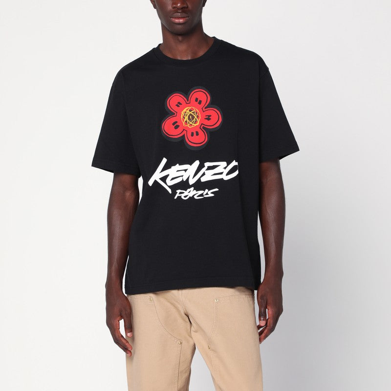 T-shirt Kenzo X Futura 2000 Black