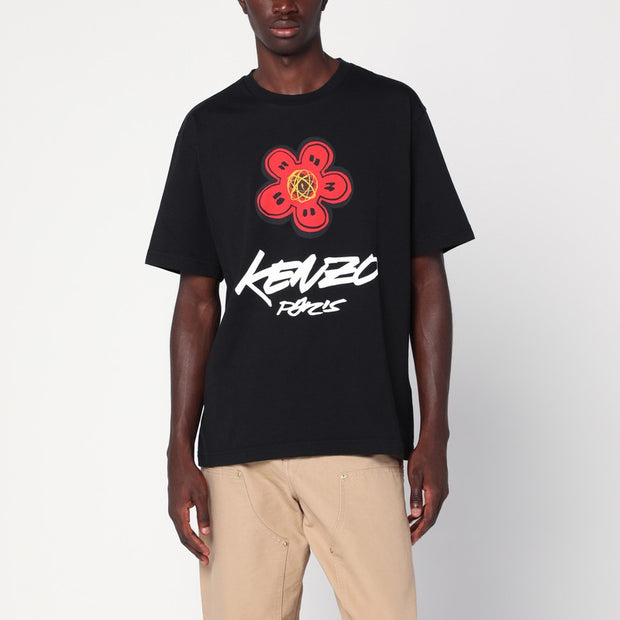 T-shirt Kenzo X Futura 2000 Black