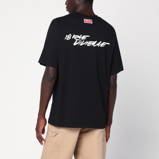 T-shirt Kenzo X Futura 2000 Black
