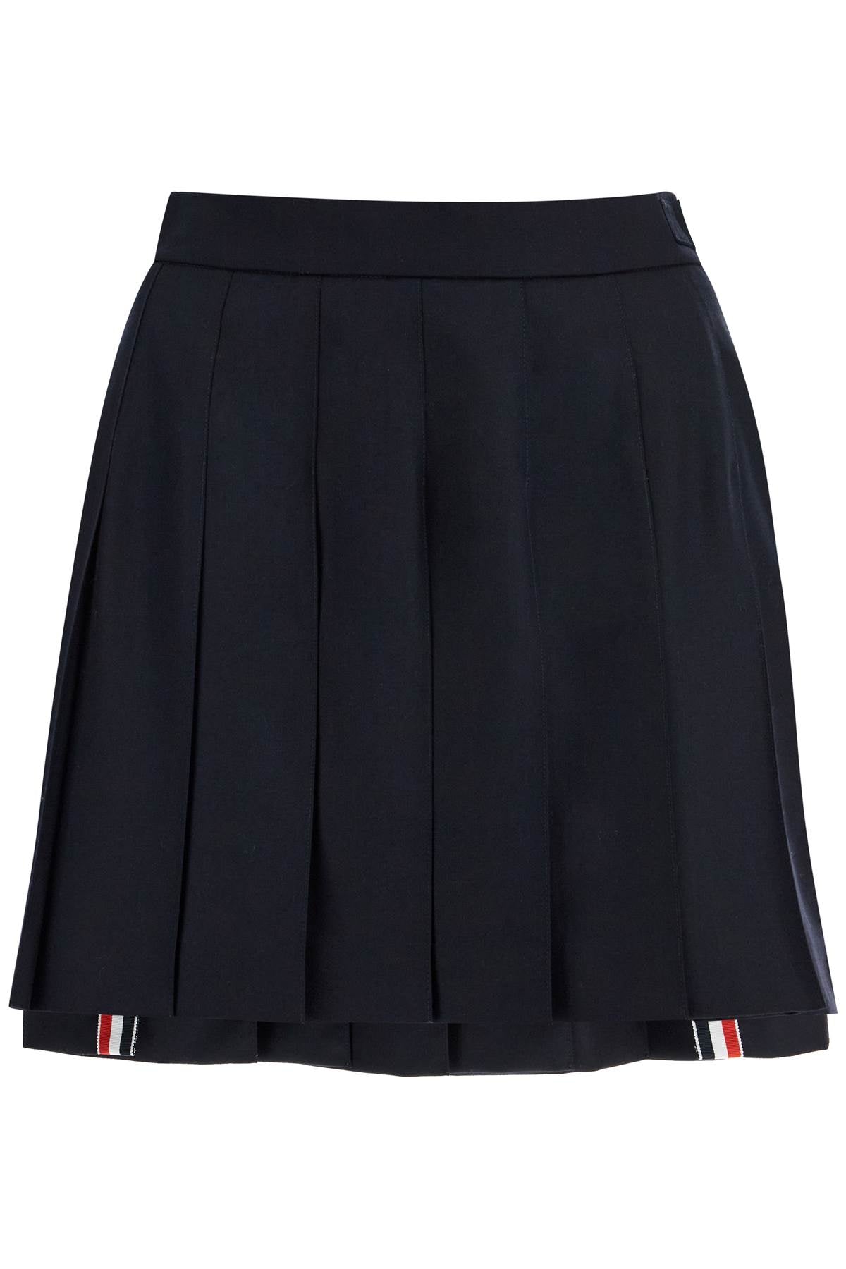 Thom Browne Wool Pleated Mini Skirt