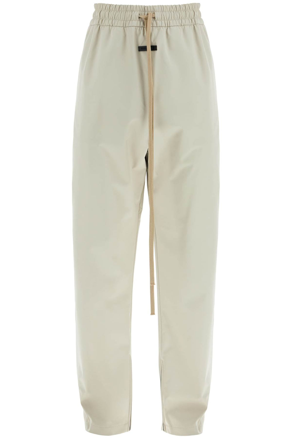 Fear Of God Wide Leg Nylon Track Pants In Cement