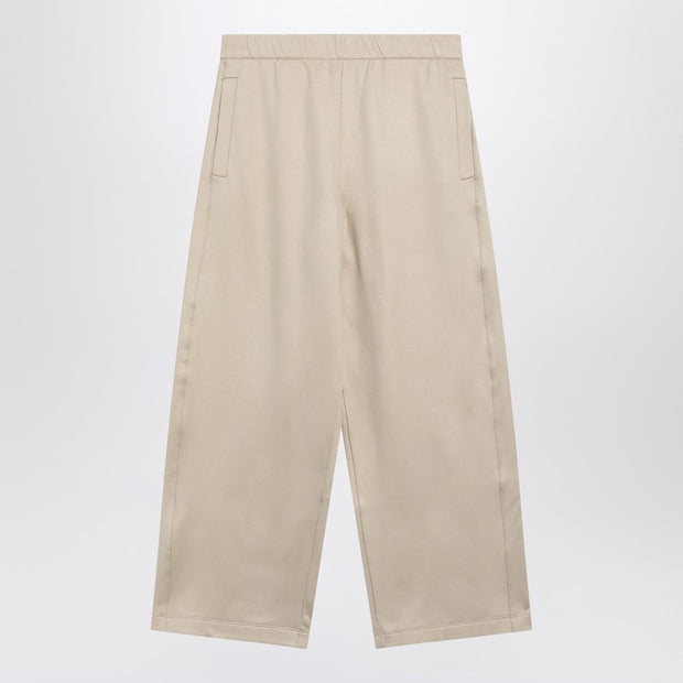 Max Mara Beige Silk Blend Trousers