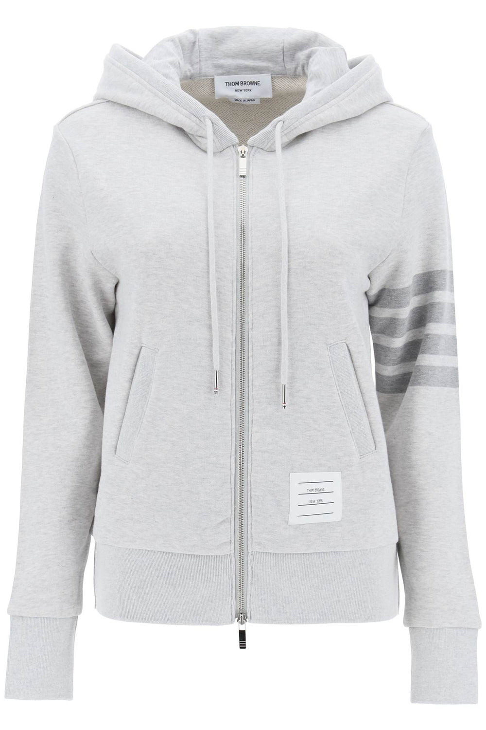 Thom Browne 4-Bar Zip Up Sweatshirt