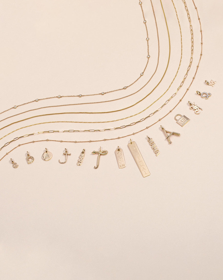 Zoe Lev 14k Gold Open Link Chain Necklace