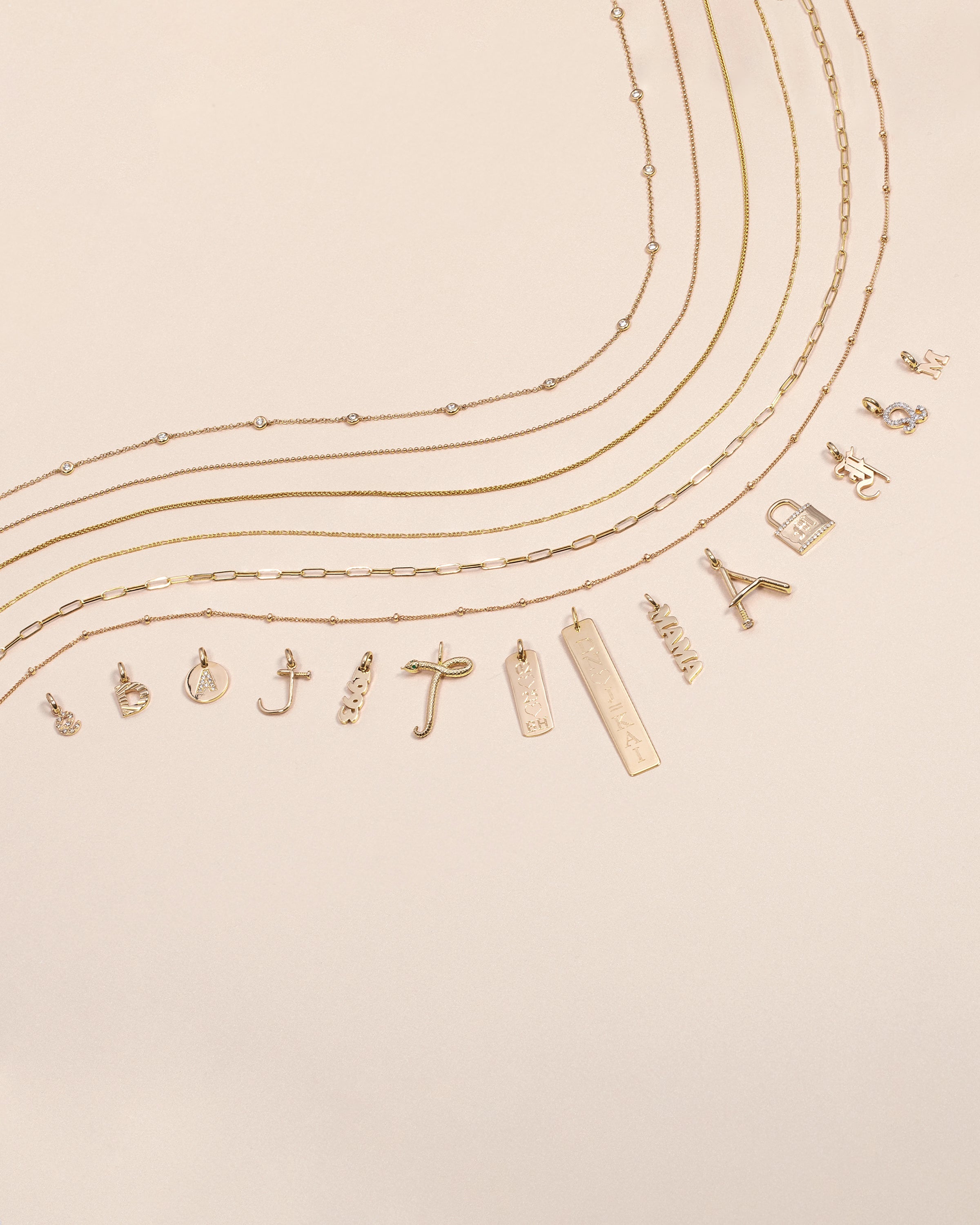 Zoe Lev 14k Gold Open Link Chain Necklace