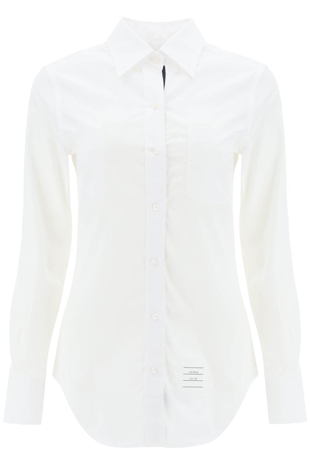 Thom Browne Cotton Poplin Fitted Shirt