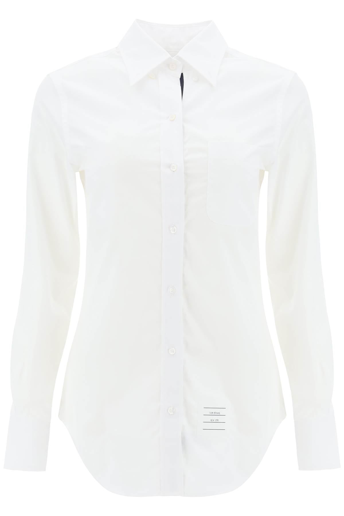 Thom Browne Cotton Poplin Fitted Shirt