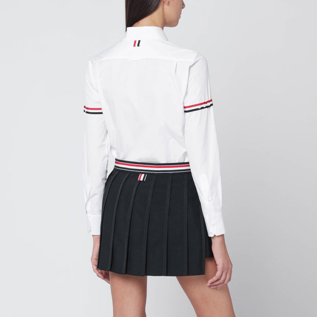 Thom Browne White Cotton Poplin Shirt