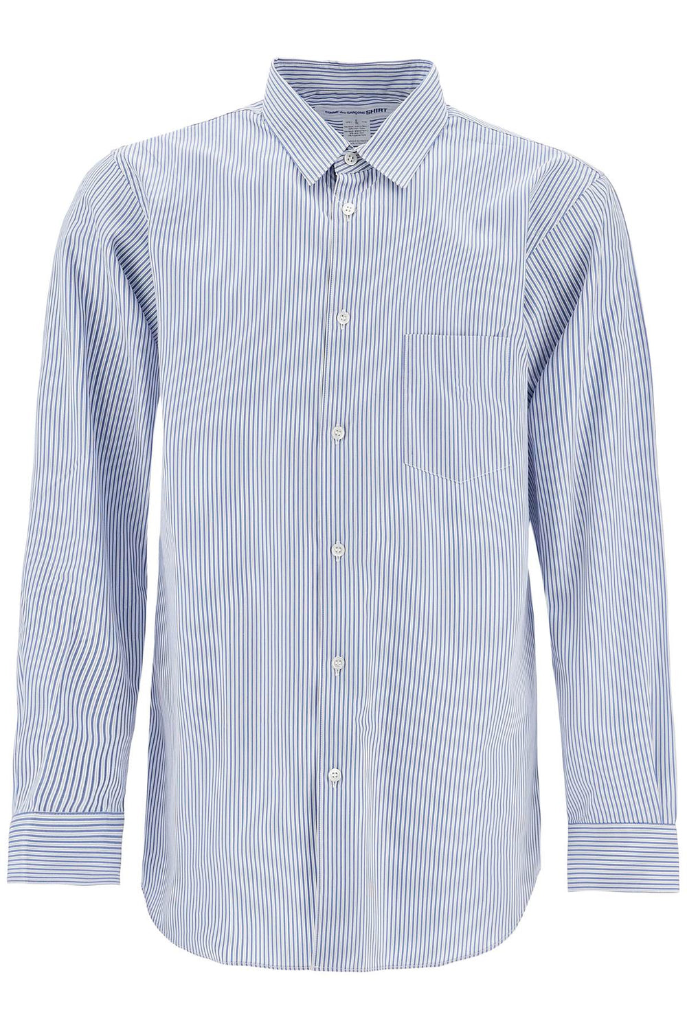 Comme Des Garcons Shirt Strong Will Striped Shirt