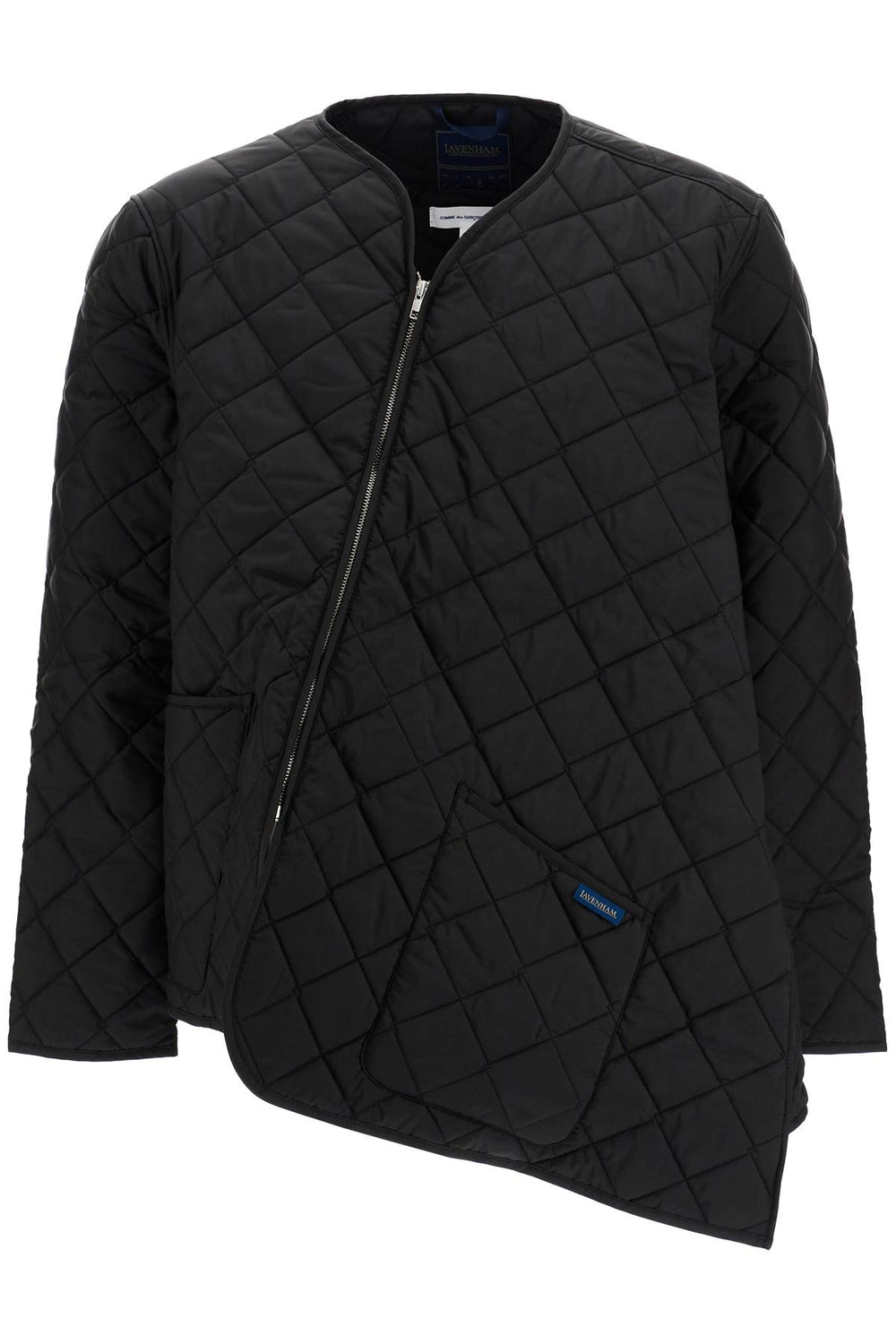 Comme Des Garcons Shirt Asymmetric Quilted Jacket