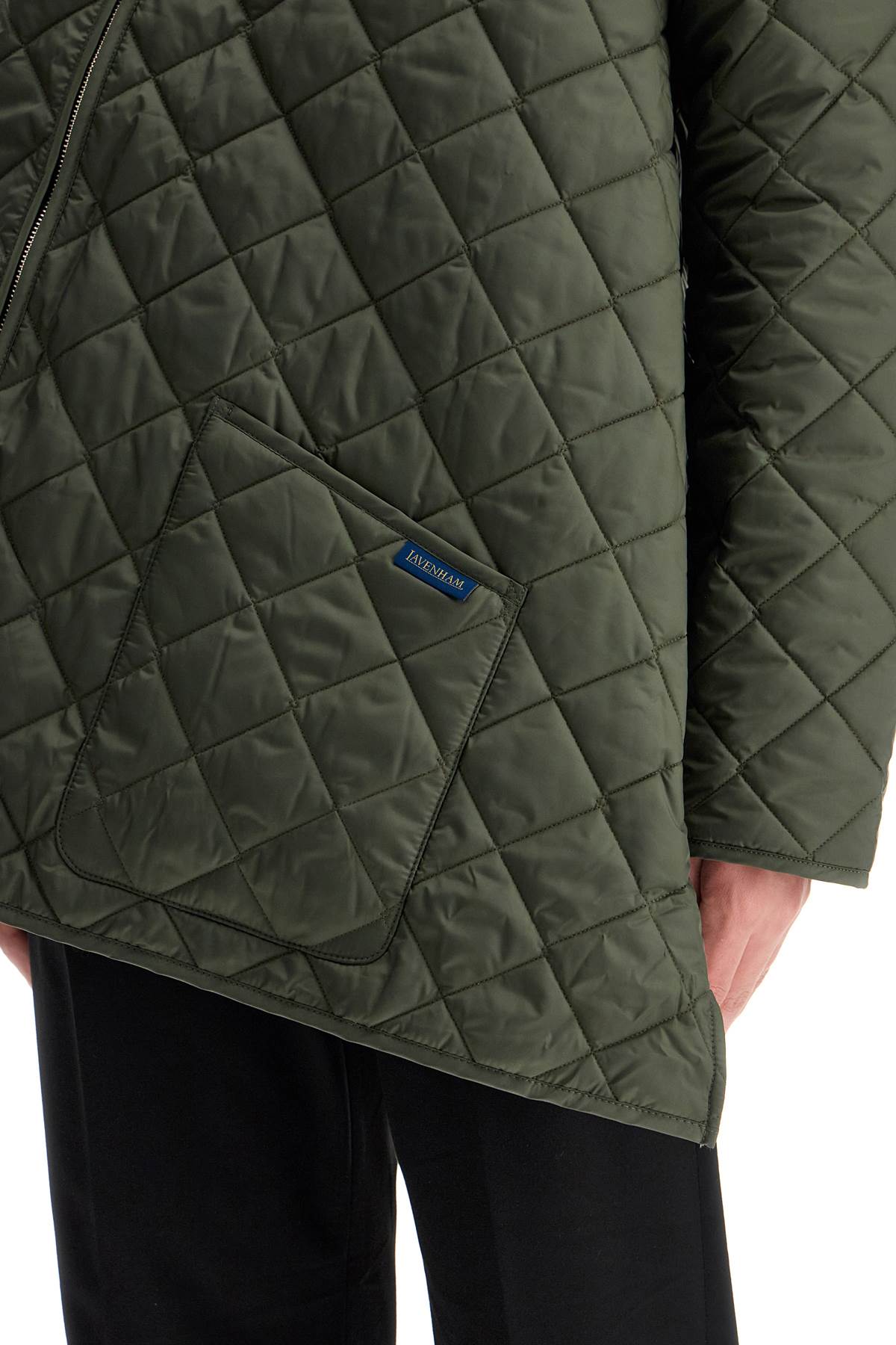 Comme Des Garcons Shirt Asymmetric Quilted Jacket