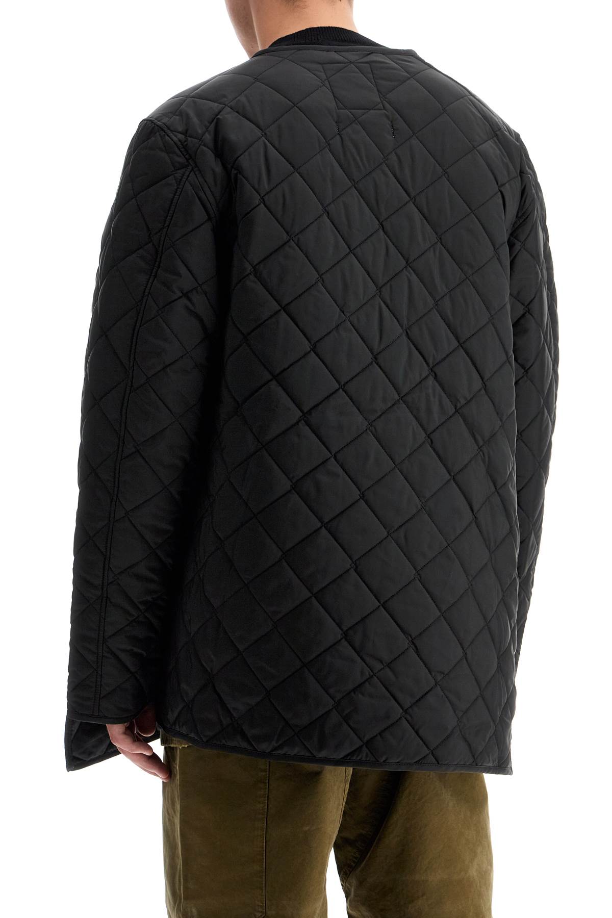 Comme Des Garcons Shirt Asymmetric Quilted Jacket