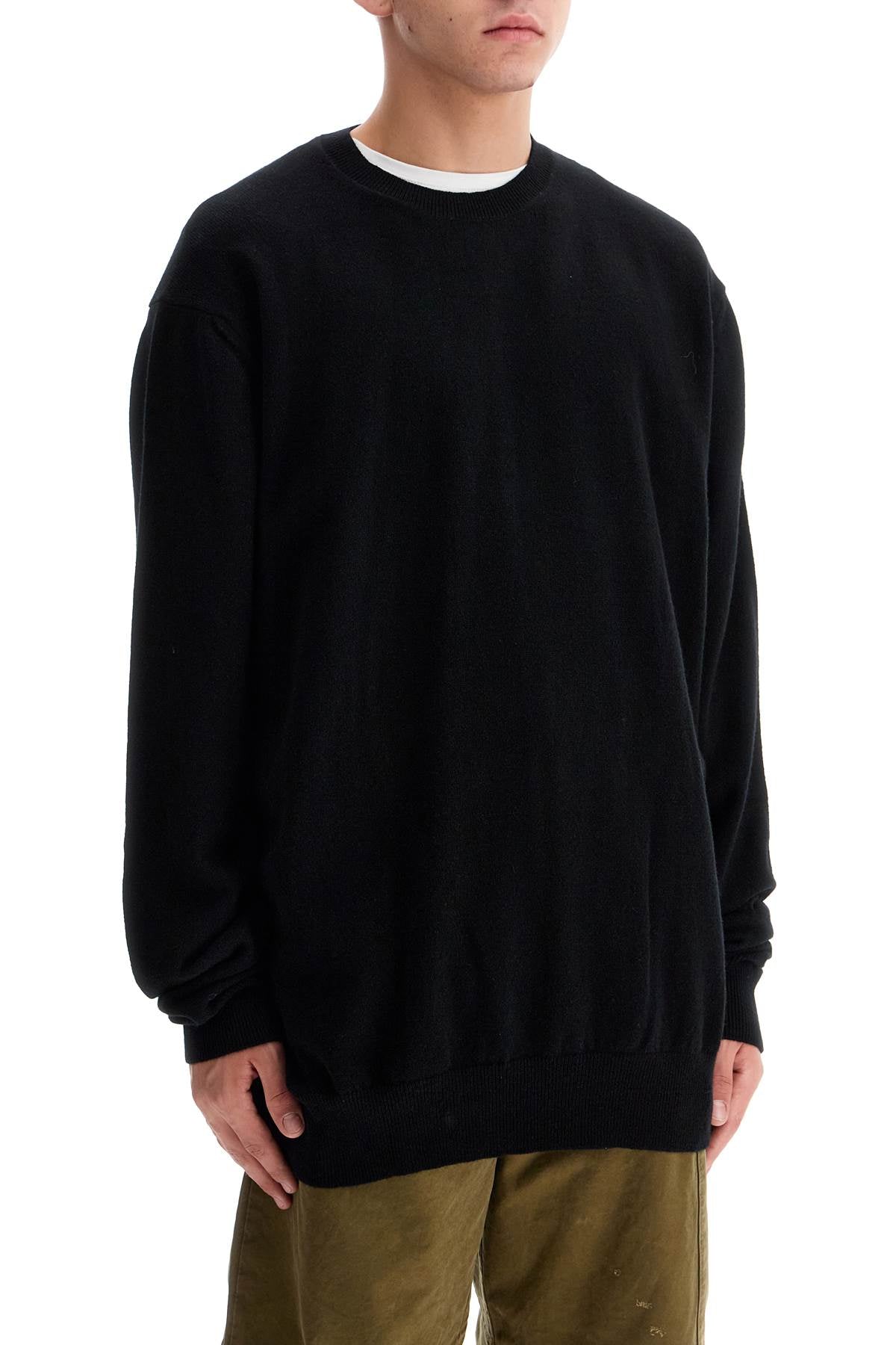 Comme Des Garcons Shirt Wool Pullover Sweater Black