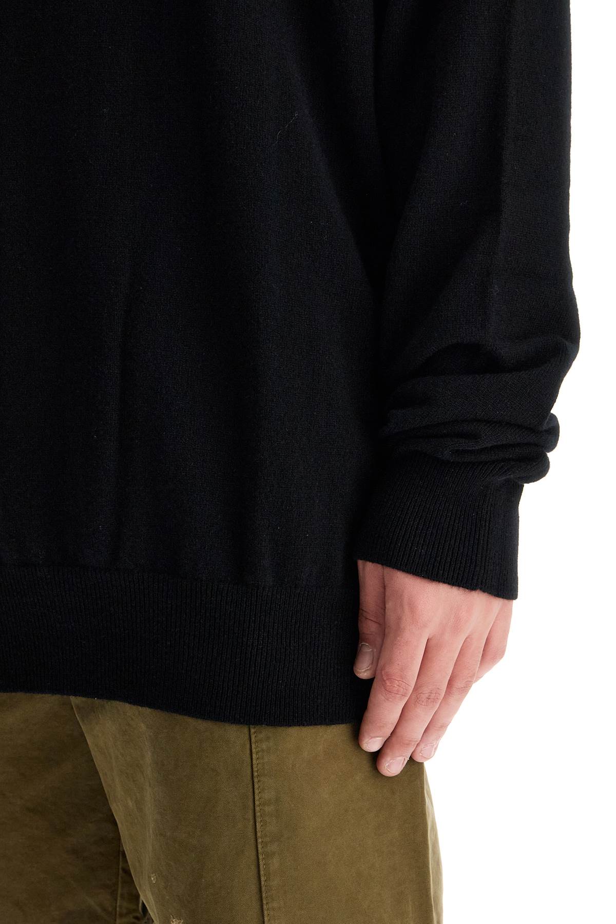 Comme Des Garcons Shirt Wool Pullover Sweater Black