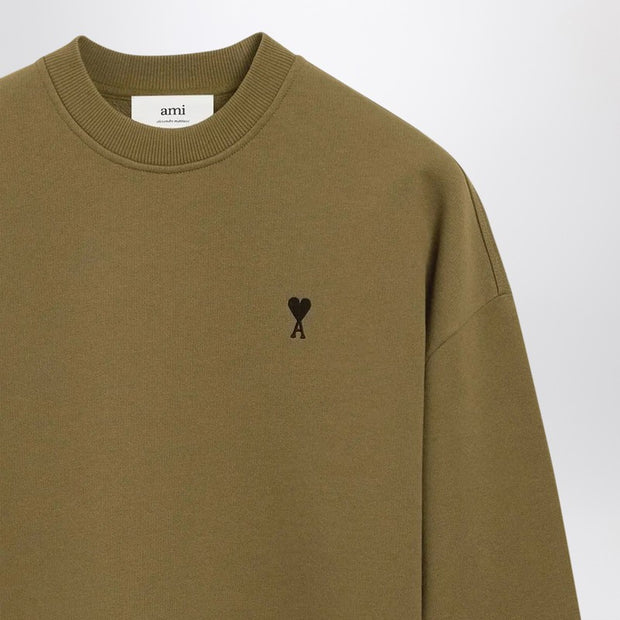 Ami Paris Bronze Ami De Coeur Sweatshirt