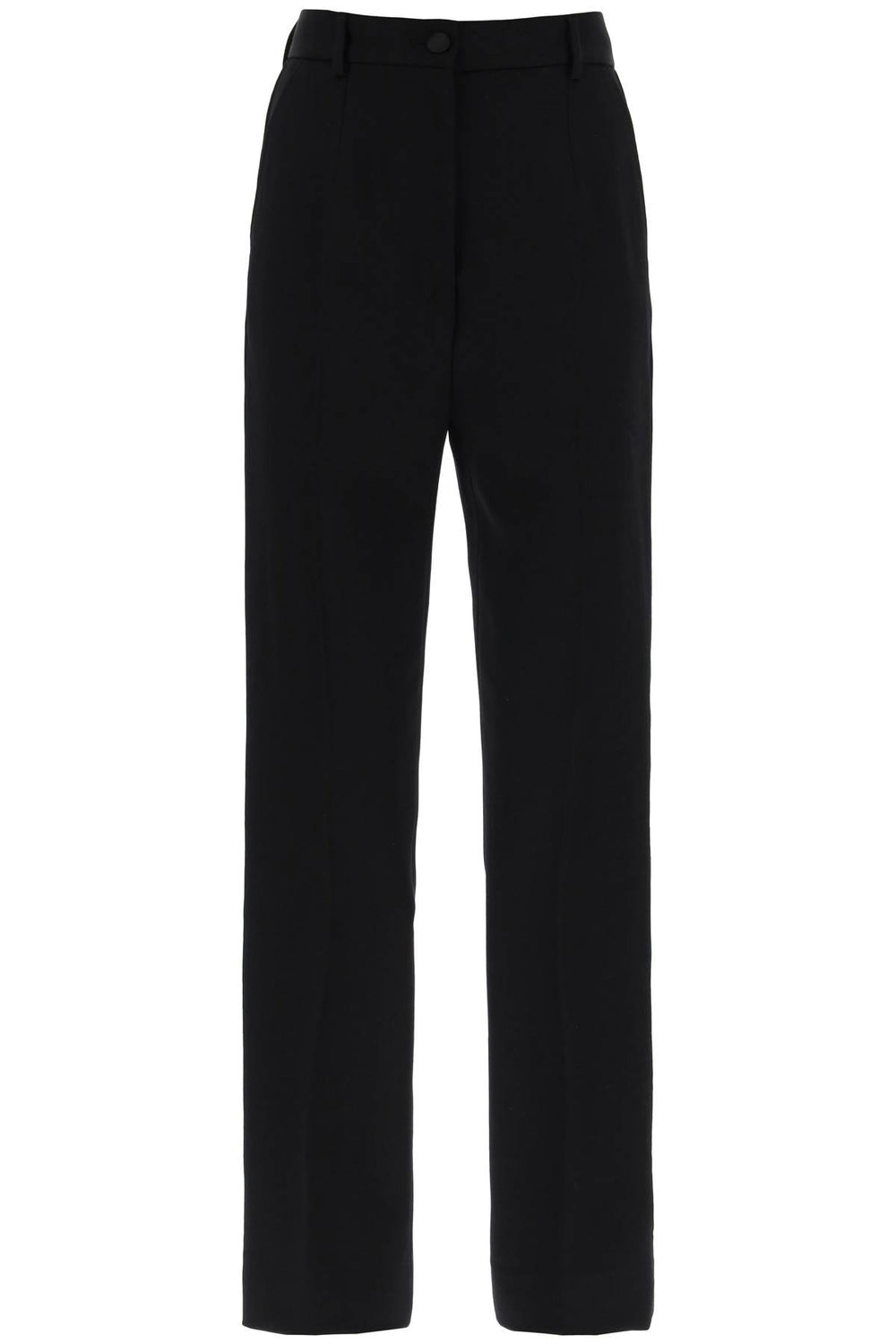 Dolce & Gabbana Wool Gabardine Cigarette Pants