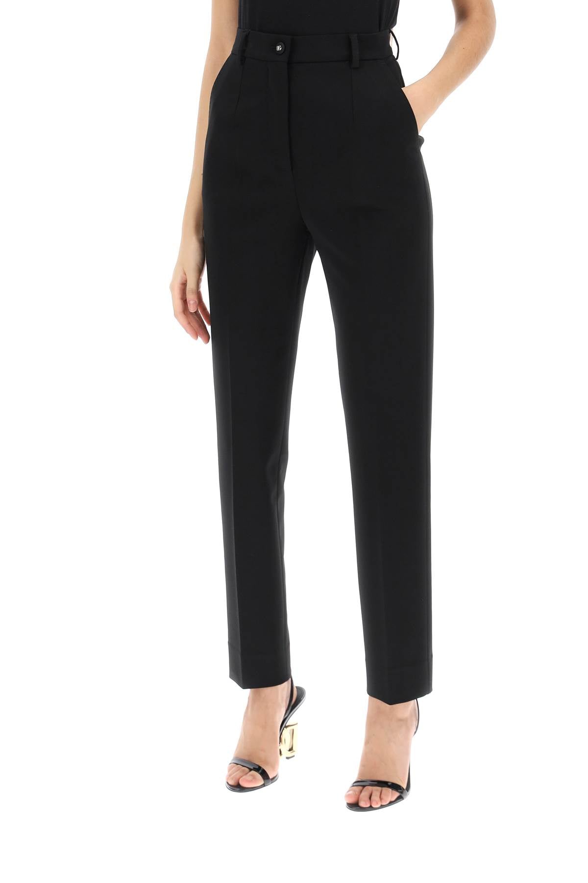 Dolce & Gabbana Milano-stitch Cigarette Pants