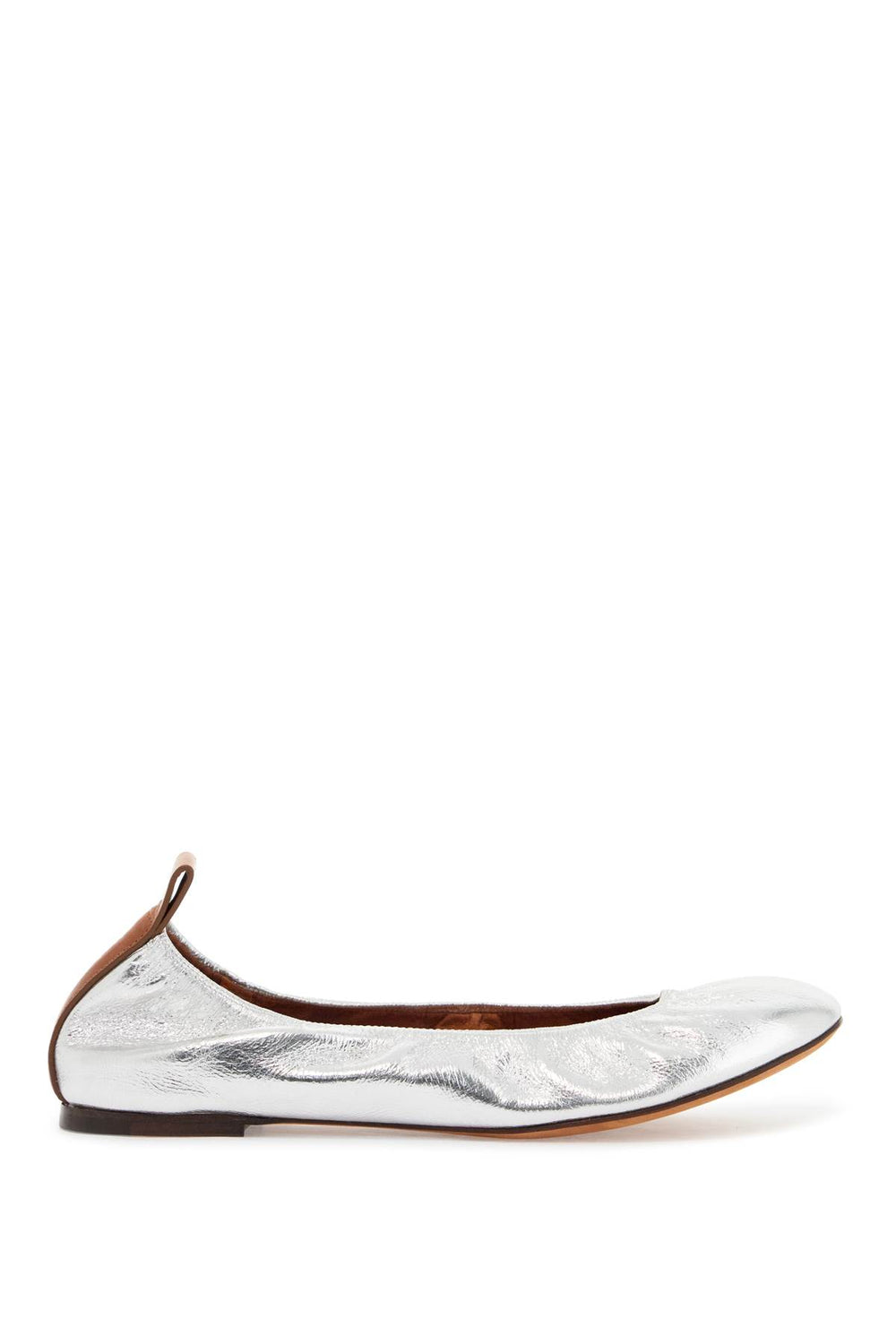 Lanvin Laminated Leather Ballet Flats