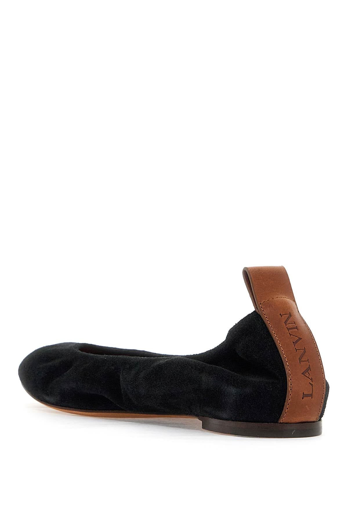 Lanvin Suede Ballet Flats