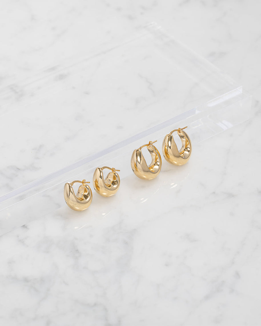 Zoe Lev 14k Gold Small Bubble Hoops