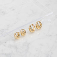 Zoe Lev 14k Gold Small Bubble Hoops