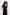 Reistor Flowy A-Line Maxi Dress with Side Slits in Black