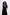 Reistor Flowy A-Line Maxi Dress with Side Slits in Black