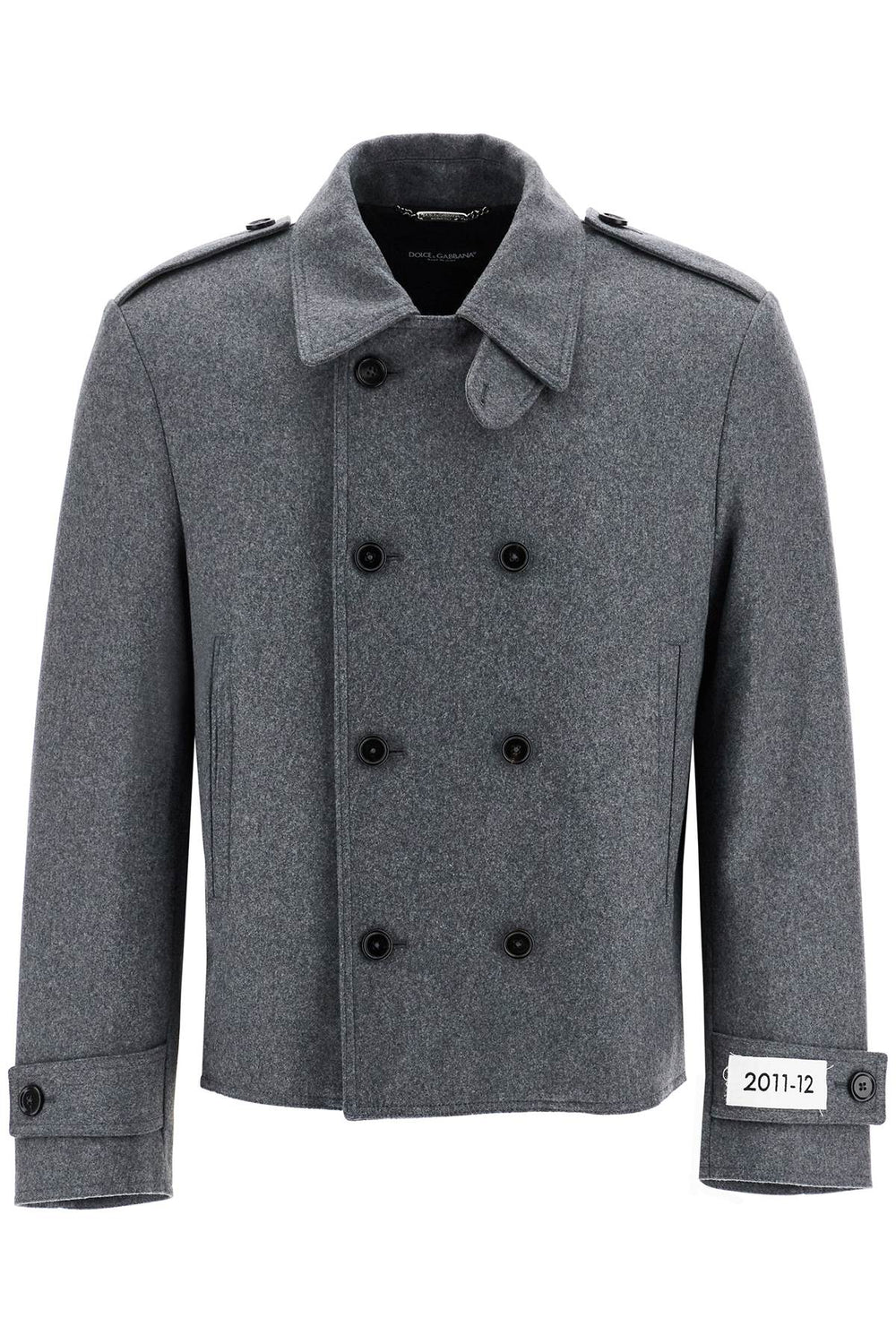 Dolce & Gabbana Double-Breasted Wool Blend Jacket