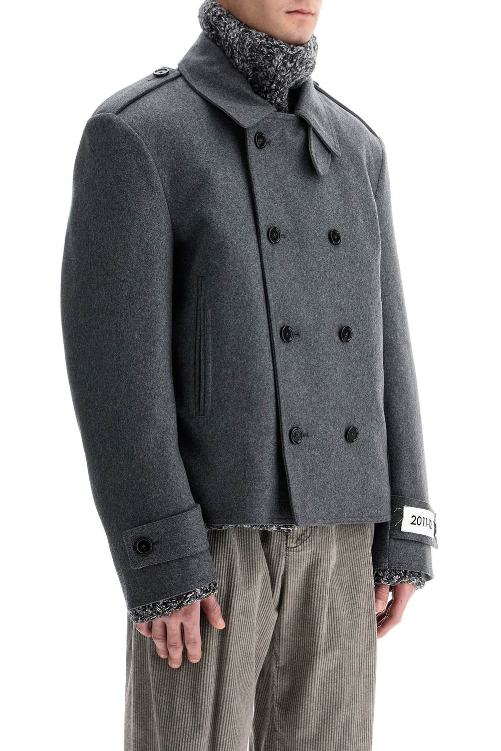 Dolce & Gabbana Double-Breasted Wool Blend Jacket