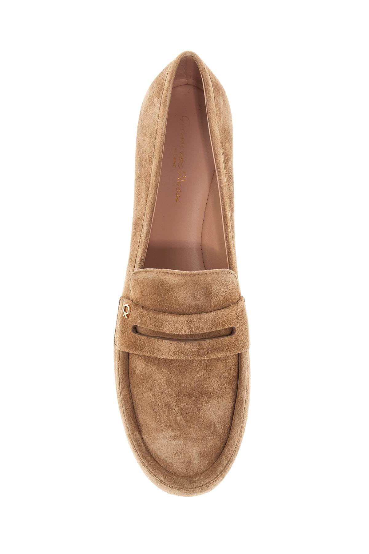 Gianvito Rossi Giorgia Suede Loafers