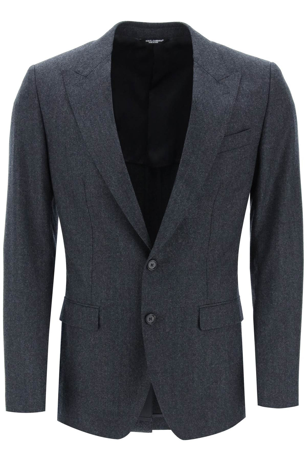 Dolce & Gabbana Single-Breasted Flannel Blazer