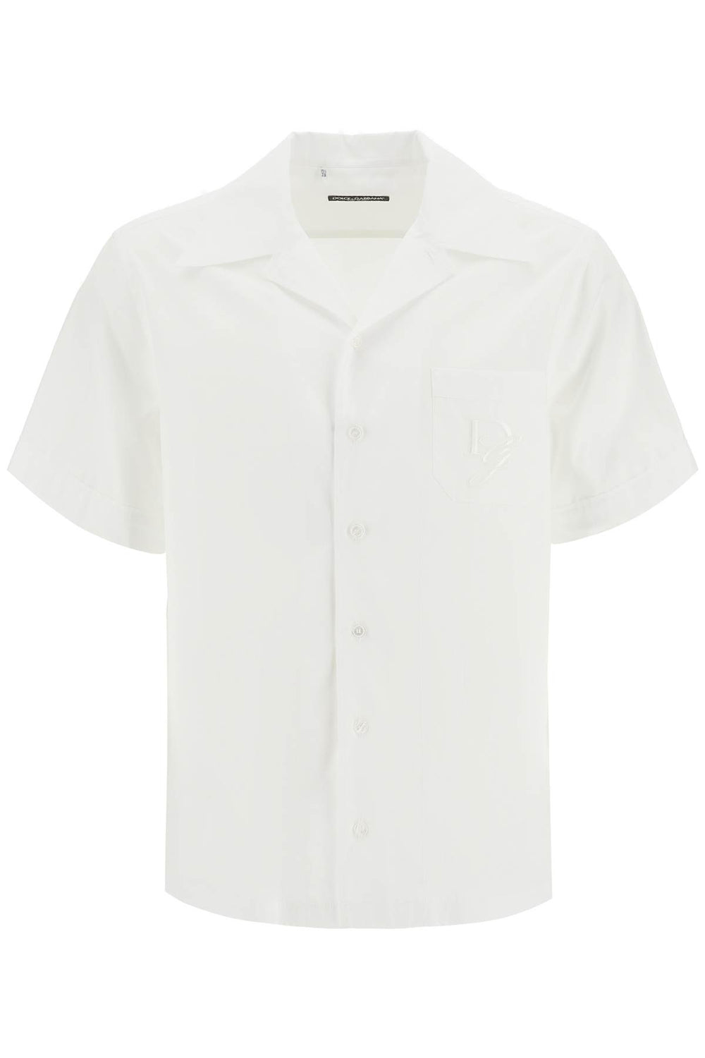 Dolce & Gabbana Cotton Poplin Short-Sleeved Shirt