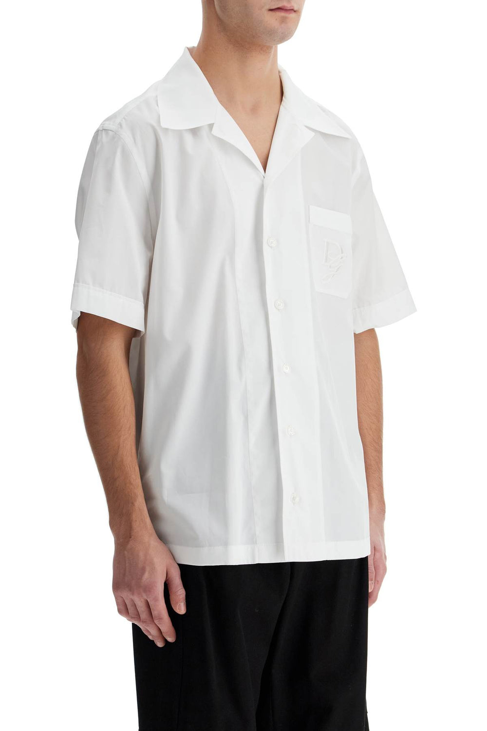 Dolce & Gabbana Cotton Poplin Short-Sleeved Shirt