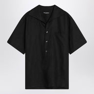 Dolce & Gabbana Dolce&Gabbana Black Linen Shirt