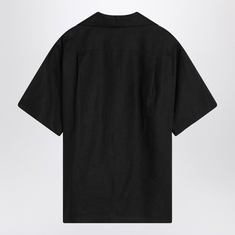 Dolce & Gabbana Dolce&Gabbana Black Linen Shirt