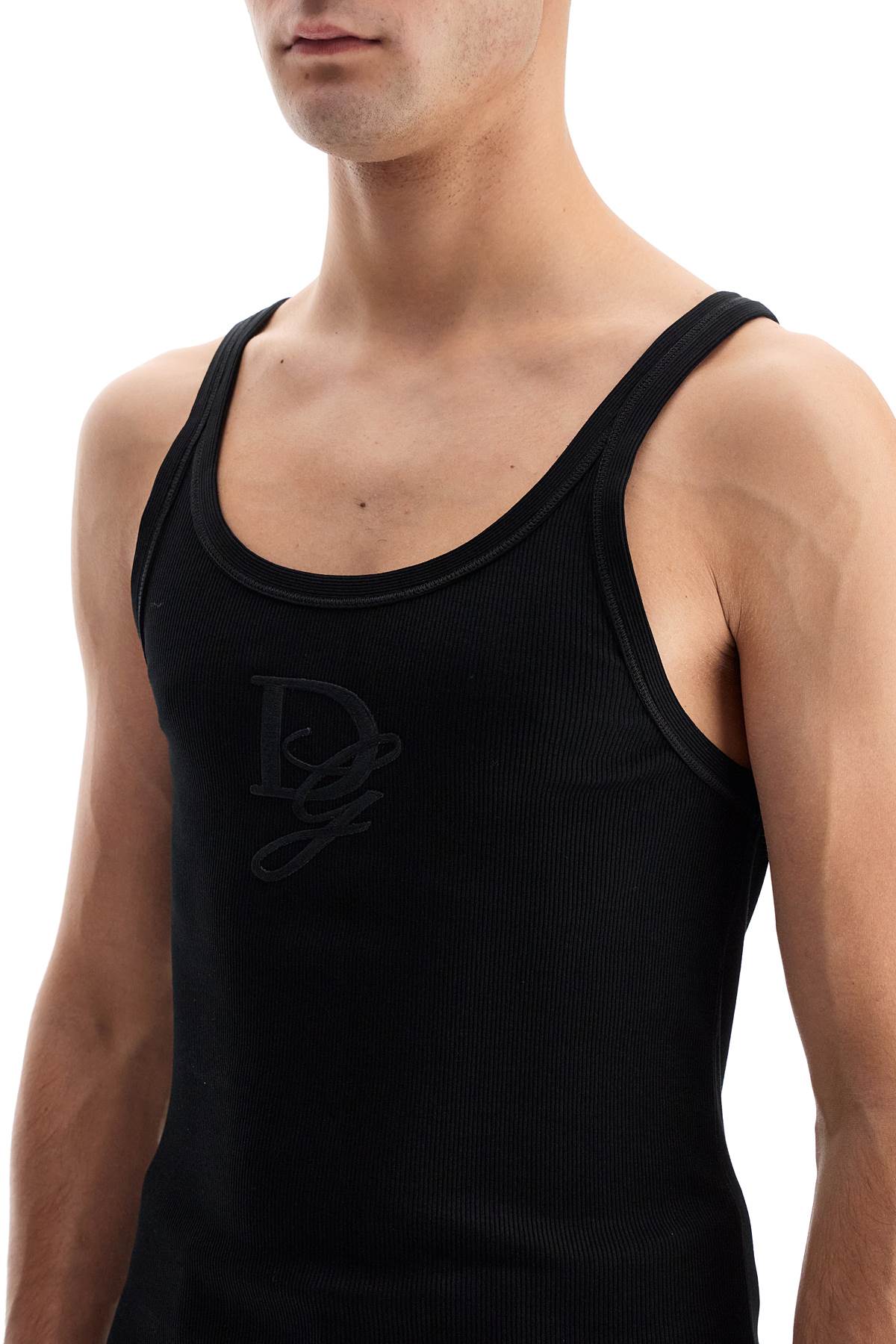 Dolce & Gabbana DG Embroidered Tank Top