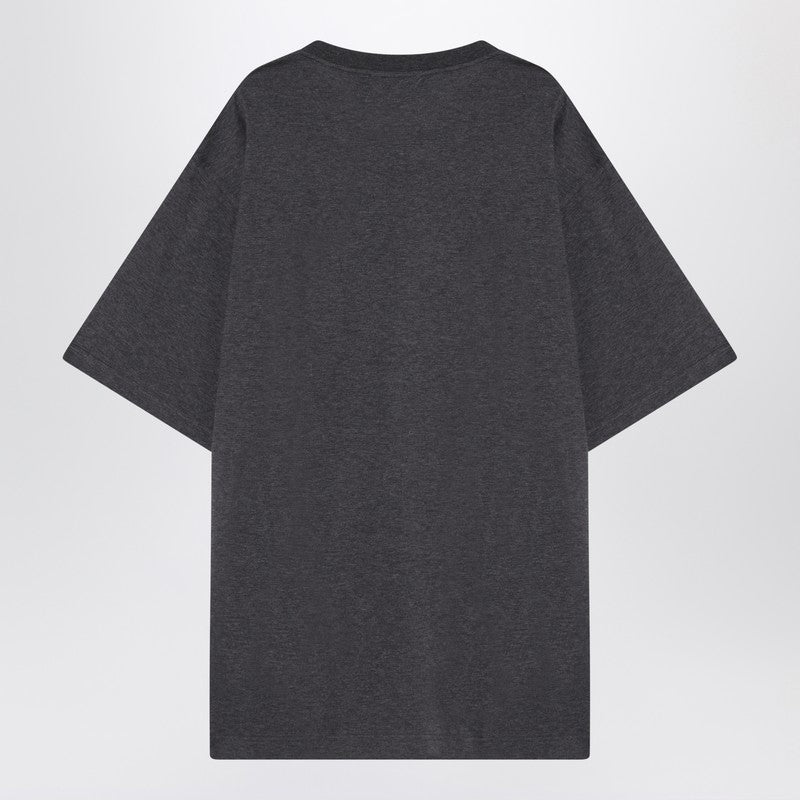 Dolce & Gabbana Gray Cotton T-shirt With Print