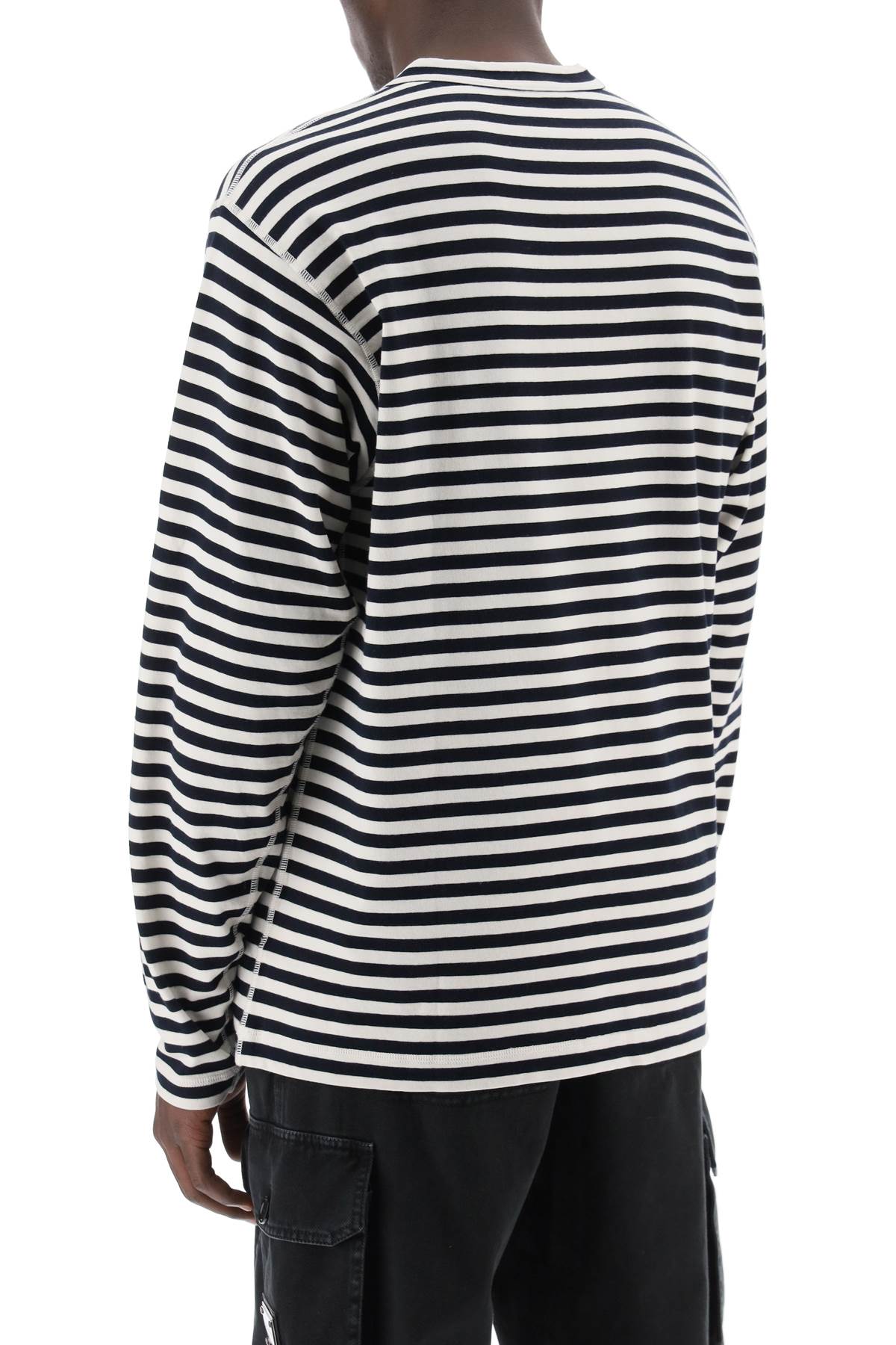 Dolce & Gabbana Long-sleeved Striped T-shirt