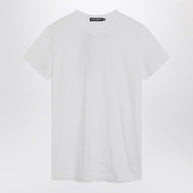Dolce & Gabbana White T-shirt With Logo Embroidery