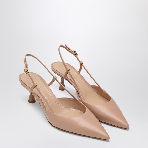 Gianvito Rossi Peach Ascent 55 Slingback