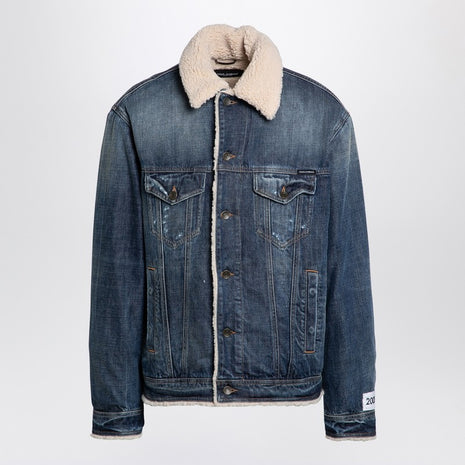 Dolce & Gabbana Dolce&Gabbana Denim And Shearling Jacket