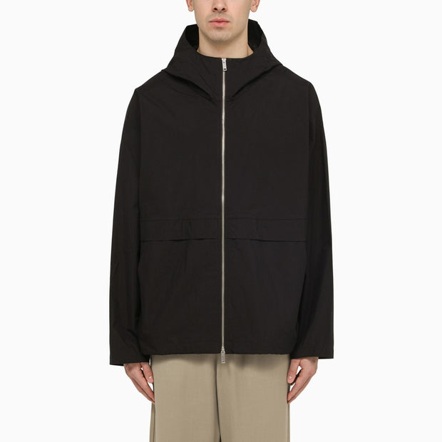 STUDIO NICHOLSON Navy Blue Jacket In Cotton Blend