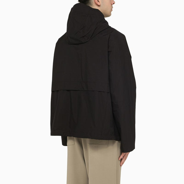 STUDIO NICHOLSON Navy Blue Jacket In Cotton Blend