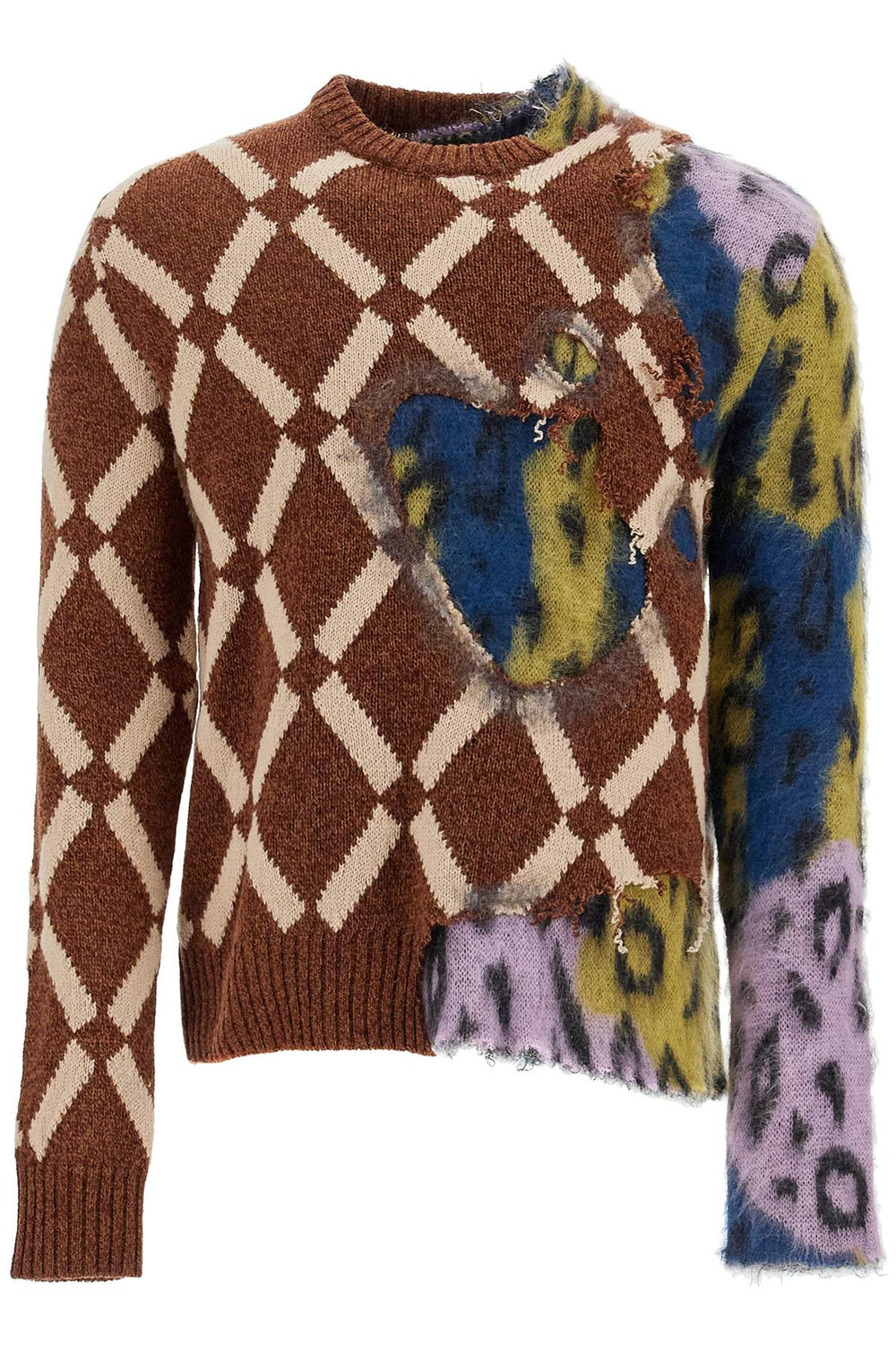 Marni Deconstructed Crewneck Sweater