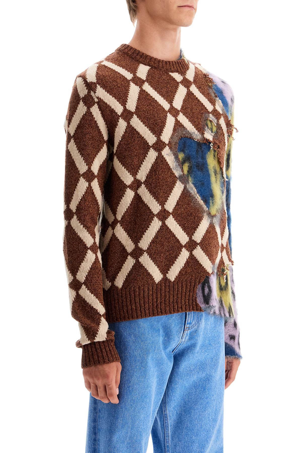 Marni Deconstructed Crewneck Sweater